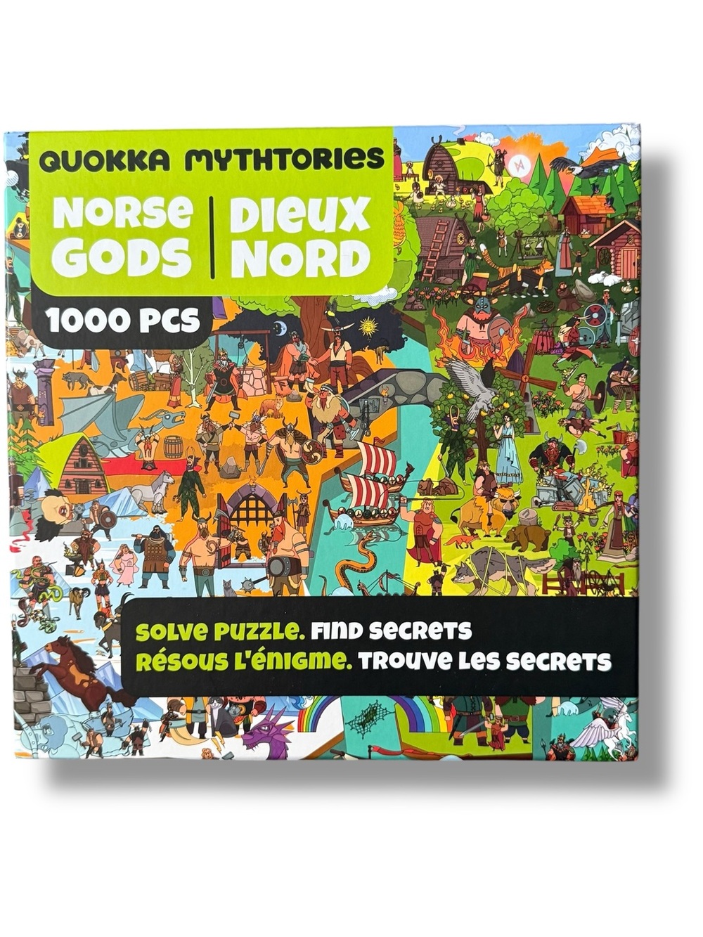 Quokka Mythtories Norse Gods 1000-Piece Puzzle - Complete